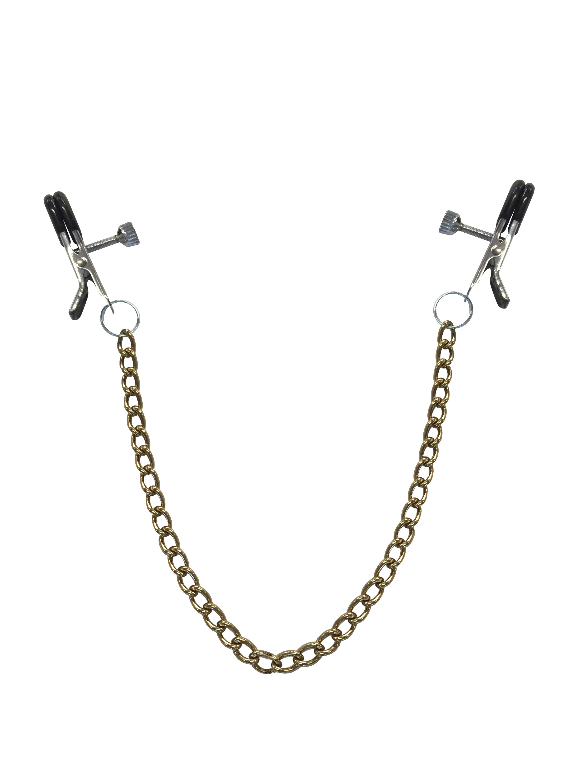 Metall Abgreifklammern flach mit Kette