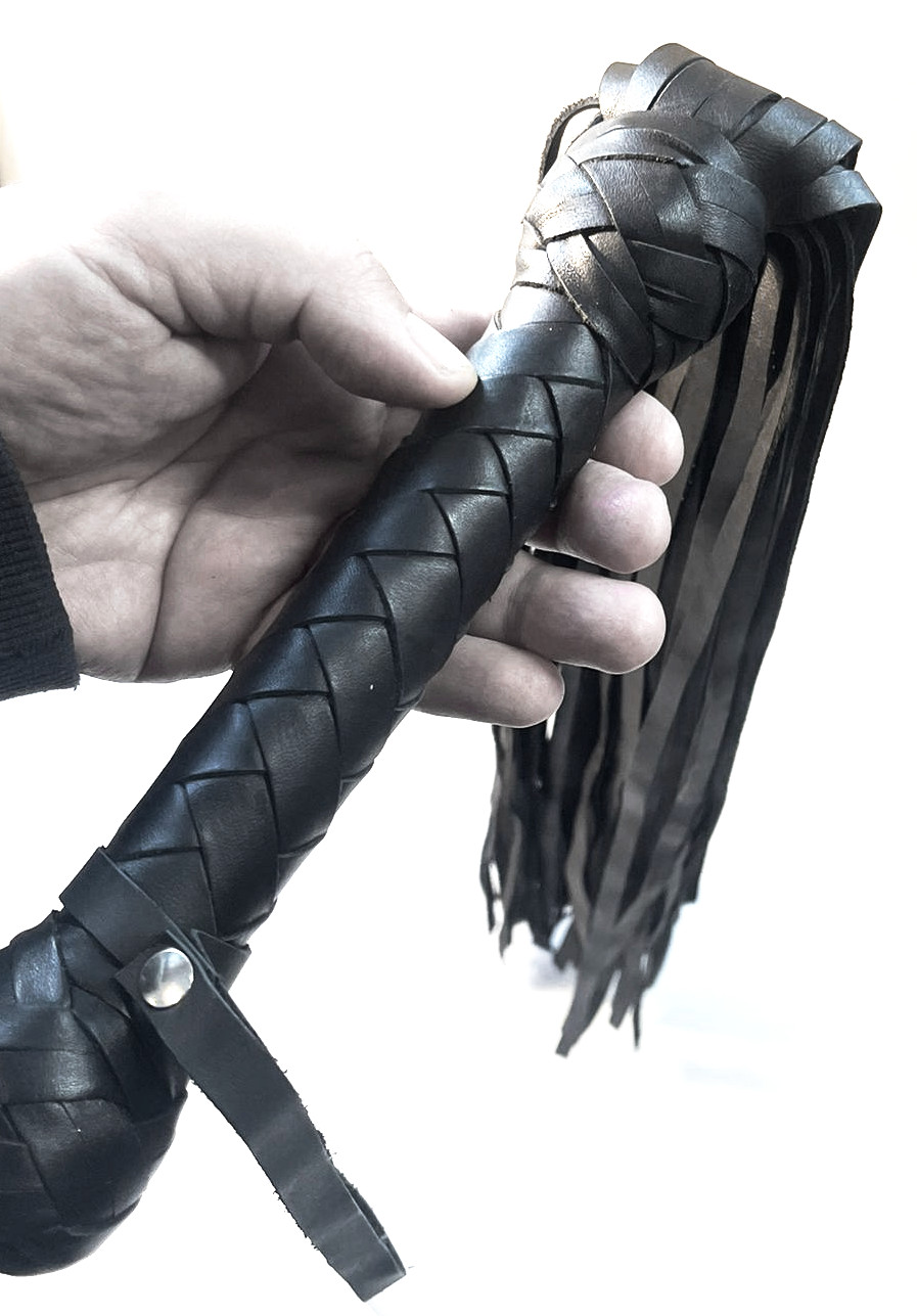 PEITSCHE - FLOGGER Black Full 50 Tails