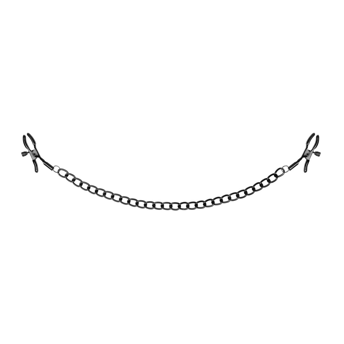 Nipple Clamps with Chain - Black