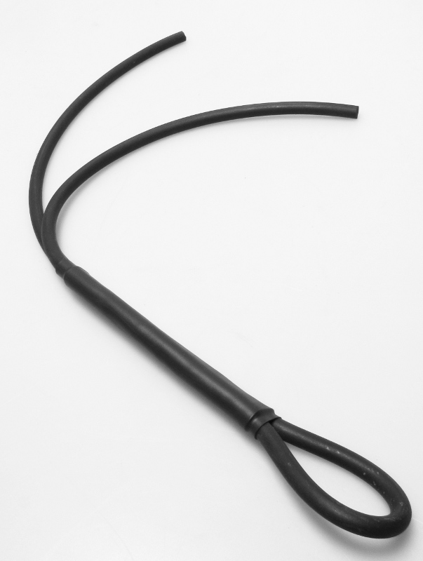 Gummi Peitsche - Rund-Gummi - böse - 8mm