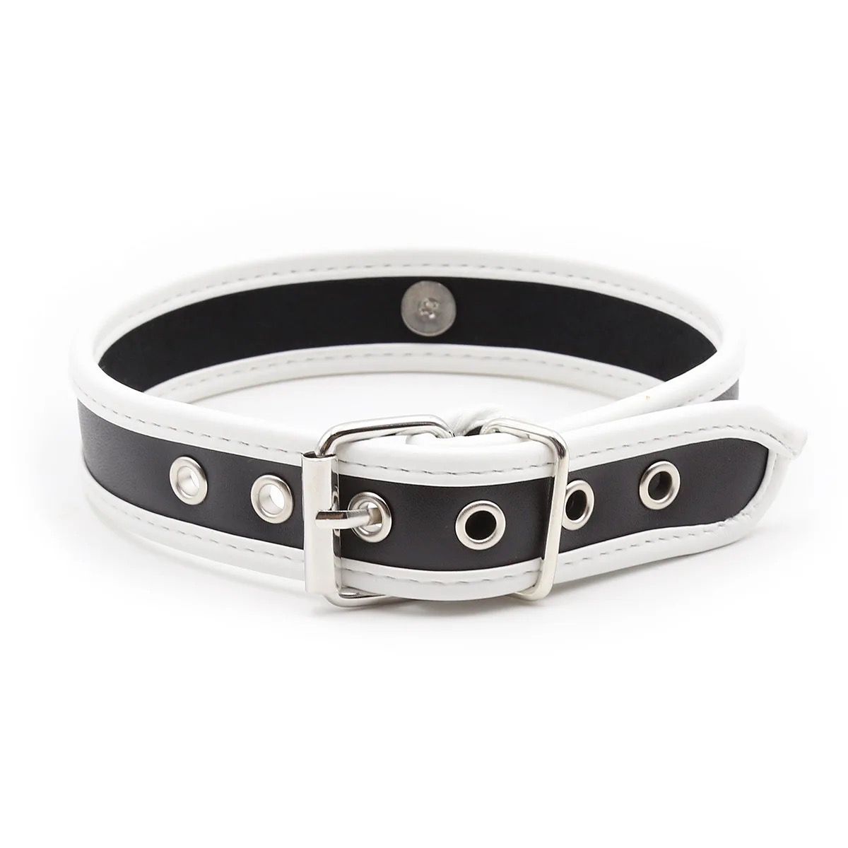 Chocker - Halsband der O in drei Farben nach Wahl - Vegan