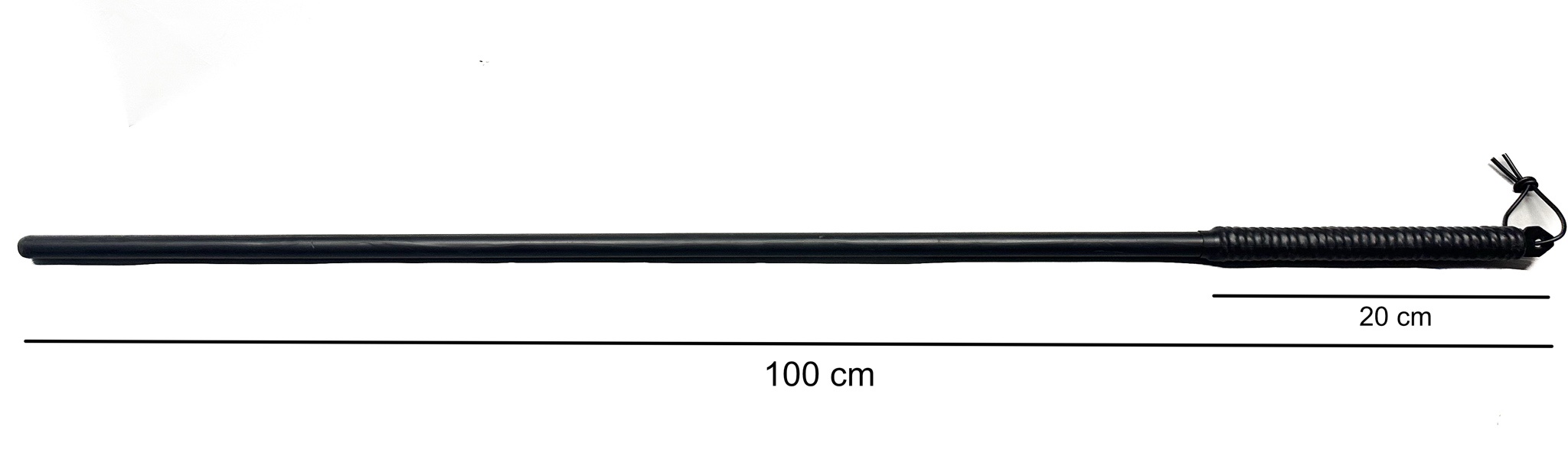 ROHRSTOCK Kunststoff - Extrem Rohrstock Prügel schwarz, Länge ca. 100cm