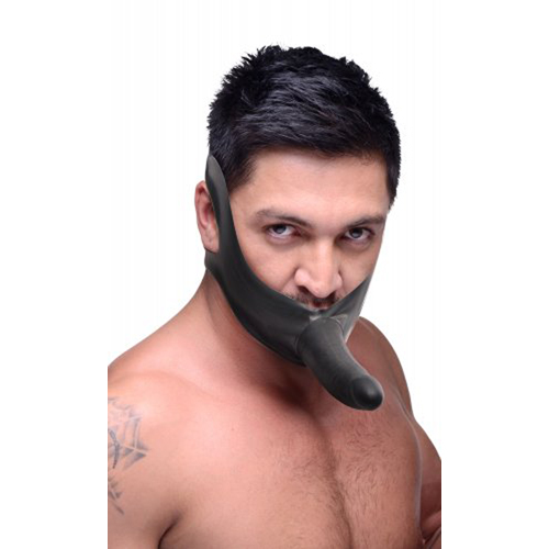 Face Fuk Mundknebel mit Dildo