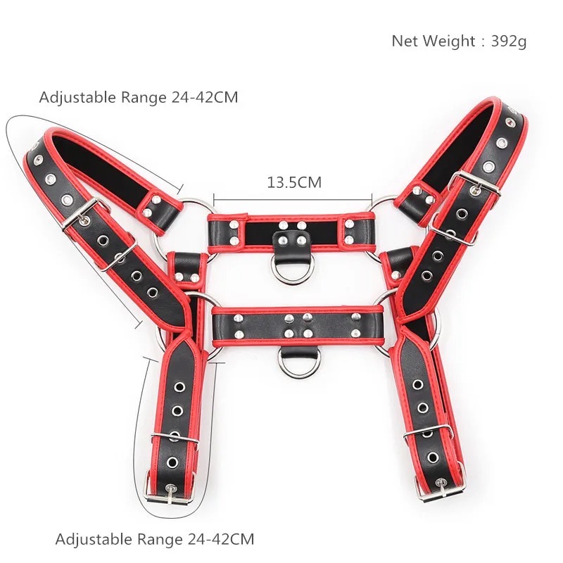 Harness PU-Leder - 5 Farben