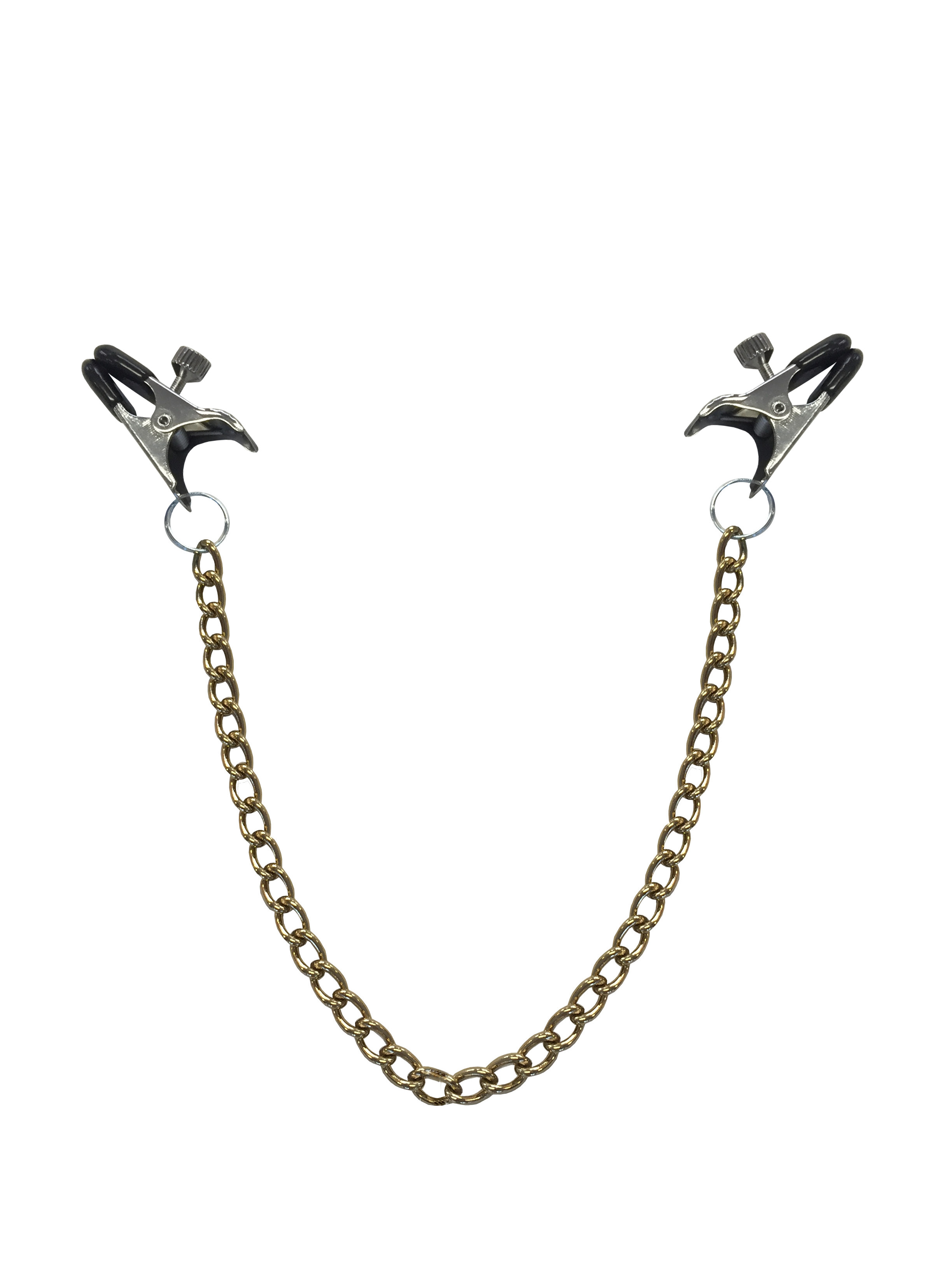Metall Abgreifklammern breit / kurz mit Kette