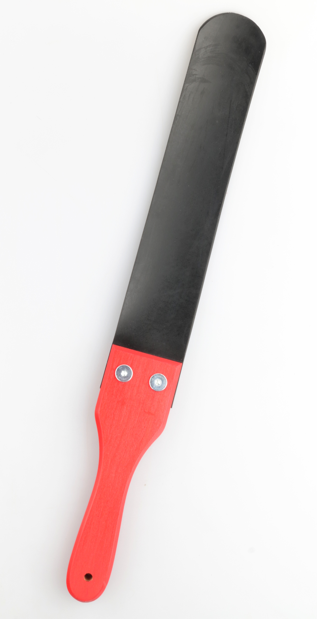 PADDLE - Prison Strap Gummi Holzgriff rot
