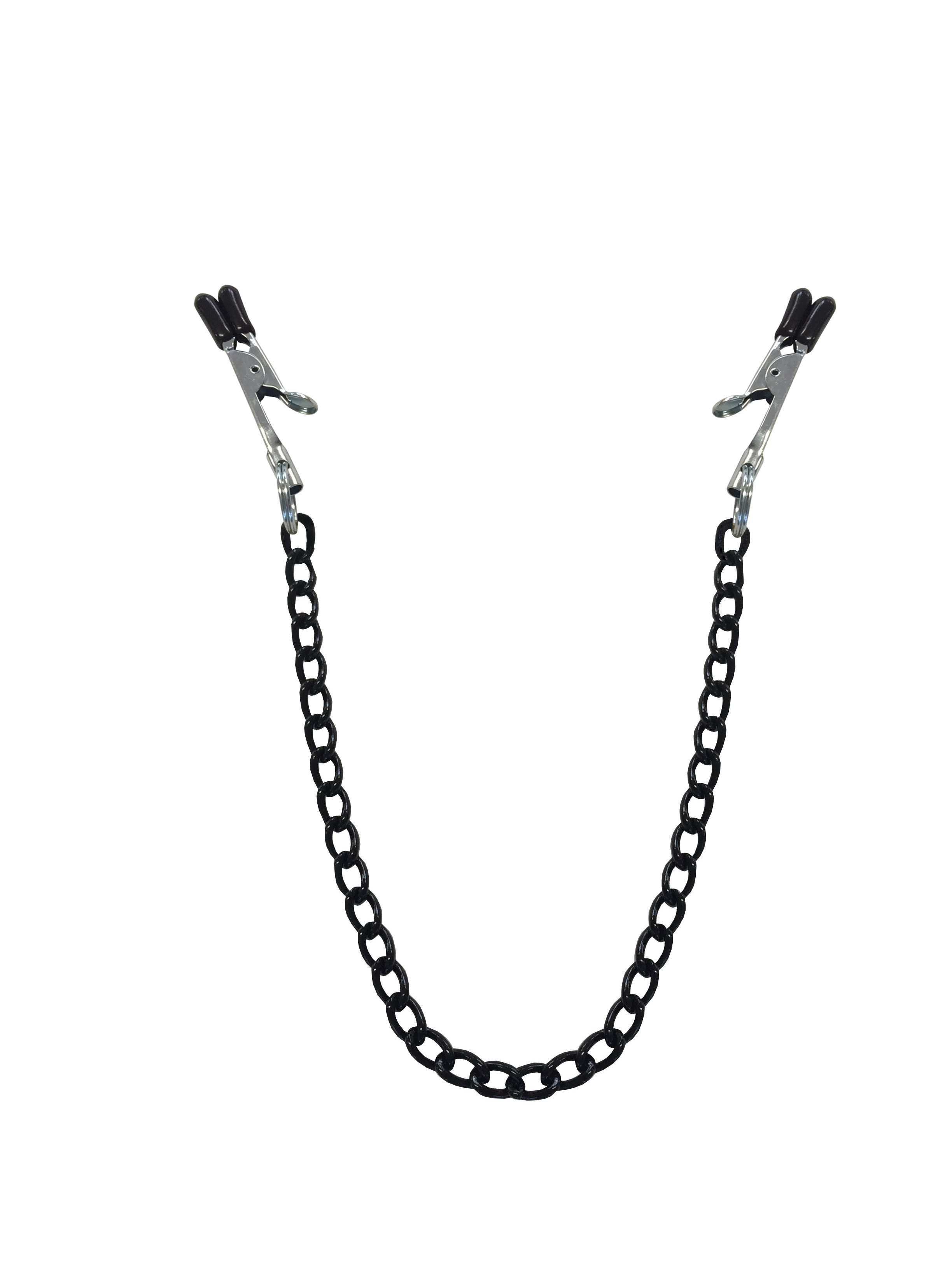 Metall Nippelklammern mit Kette