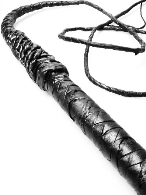 Bullwhip aus Leder