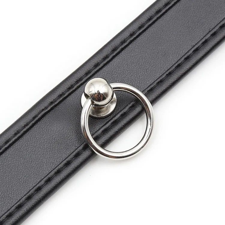 Chocker - Halsband der O in drei Farben nach Wahl - Vegan