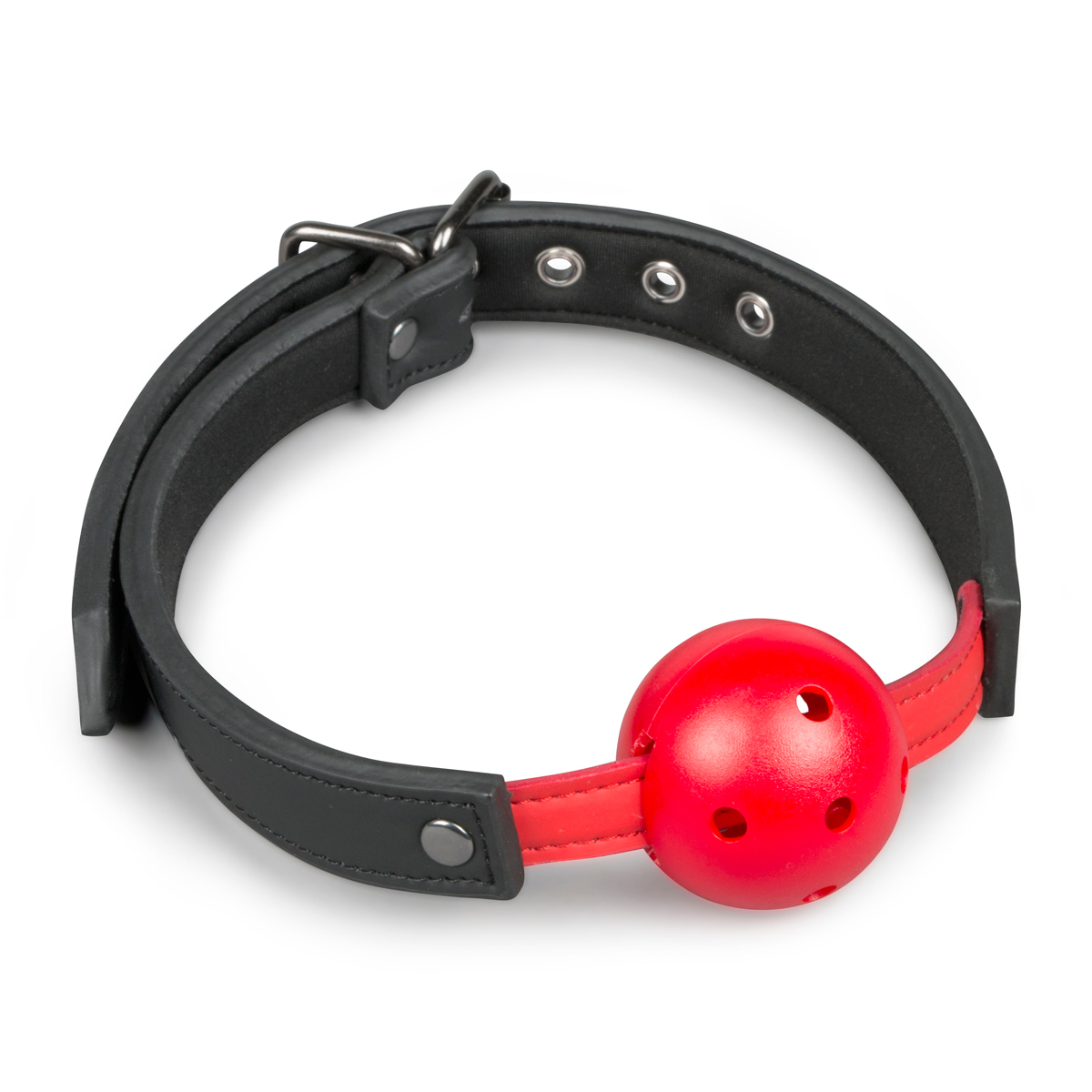 Ballknebel mit PVC-Ball-Rot