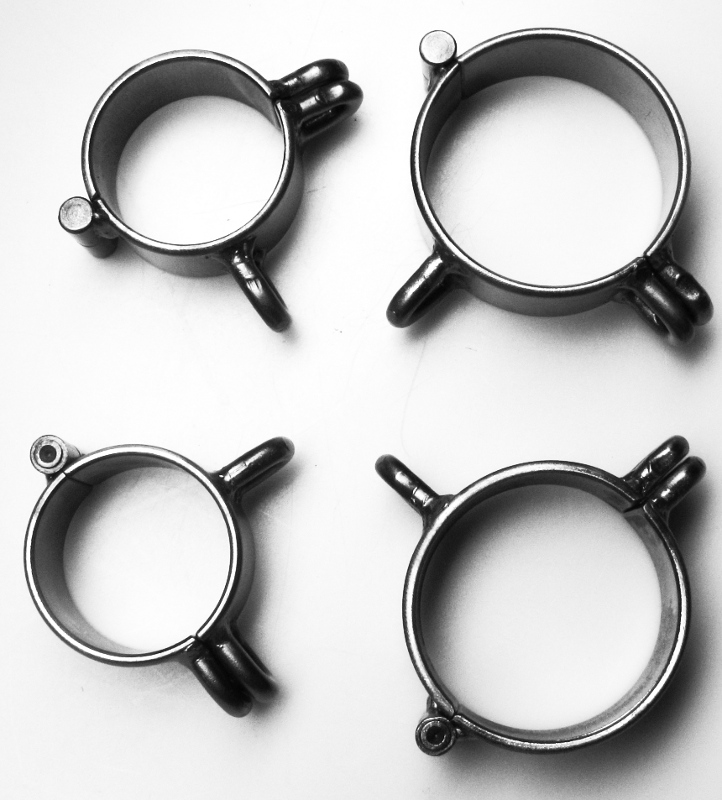 PRANGER METALL - Hand- und Fußfesseln Set ohne Kette als Set