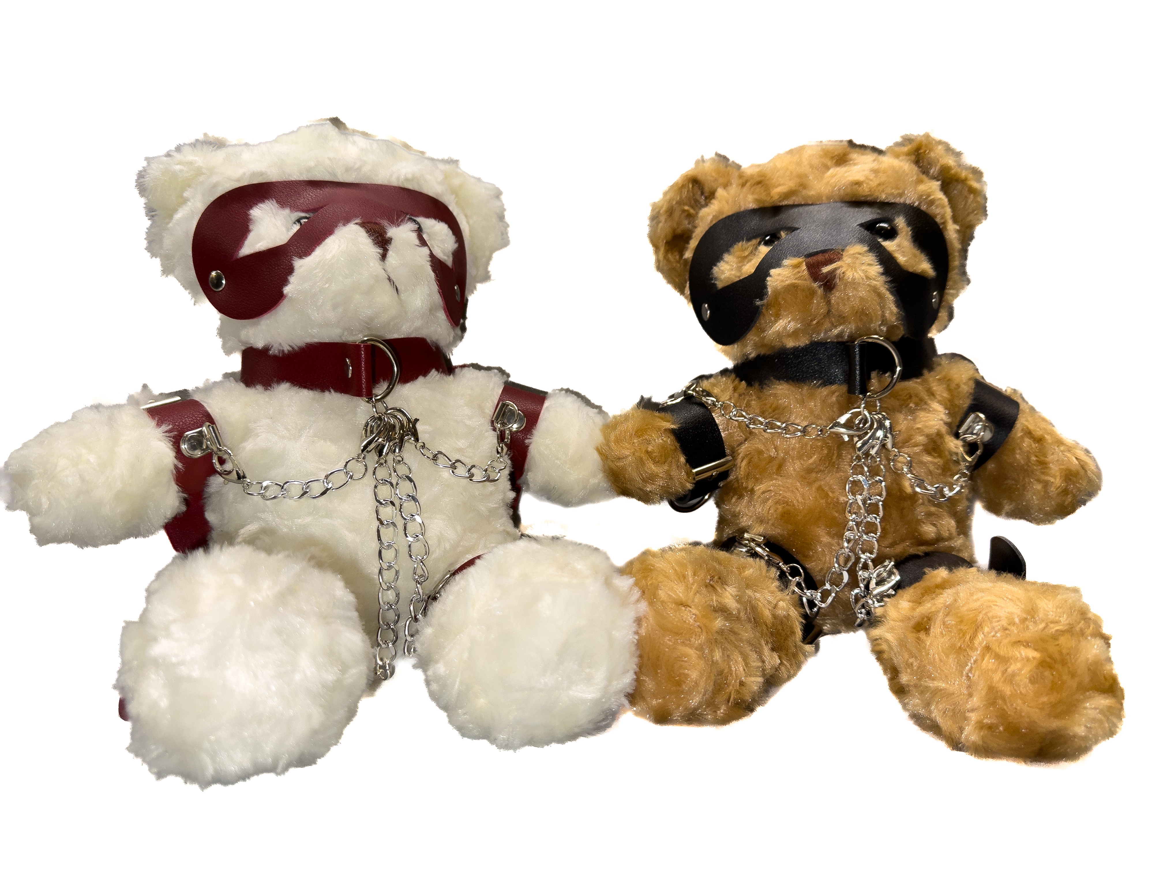 BDSM-Teddys "Bonny und Clyde"